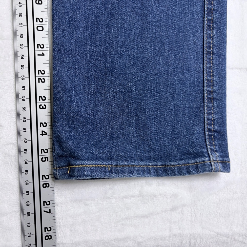 Signature by Levi Strauss Heritage High-Rise Straight Jeans Dark Wash‎ 10 W30 - Picture 8 of 10